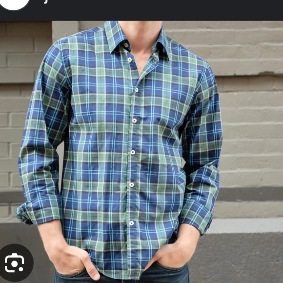 Jack Maverick Fulton Dress Shirt Blue XXL New With Tags Stitch Fix - Picture 1 of 3